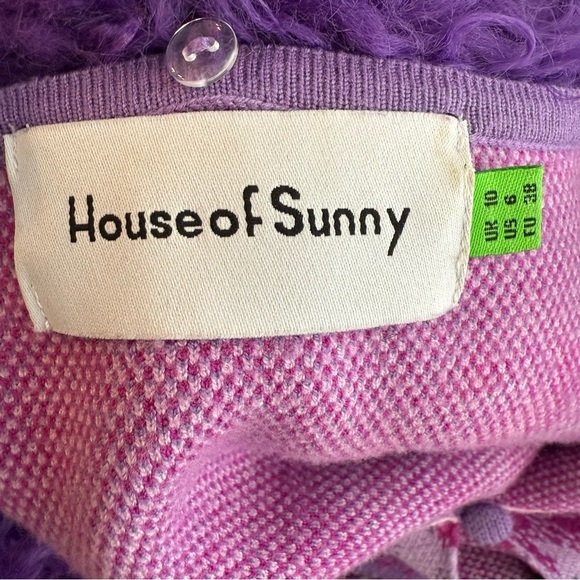 House of Sunny City of Angles Boho Peggy Cardigan size 6 - Picture 4 of 5